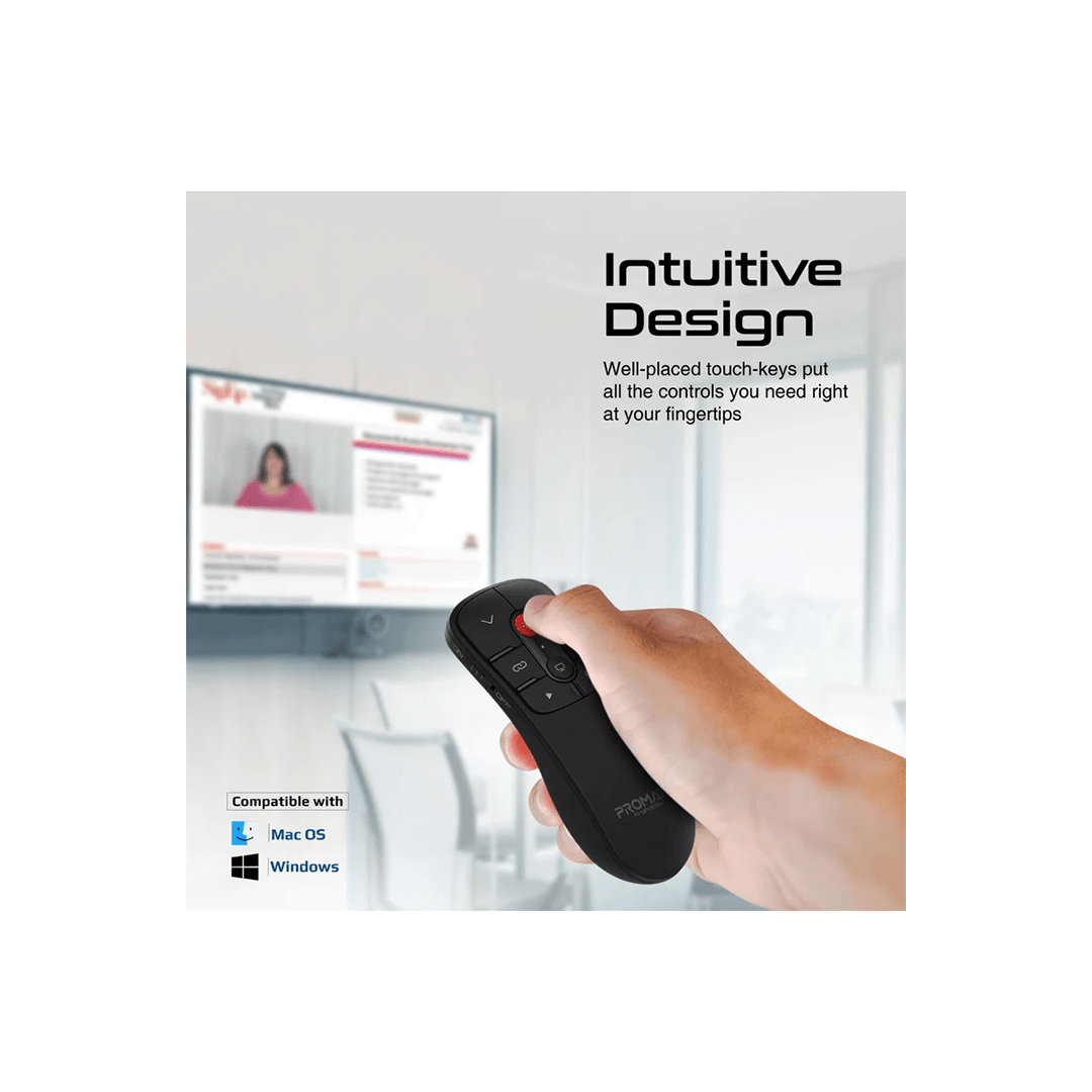 Promate ProPointer Universal Intuitive Wireless Presenter in Qatar Promate ProPointer Universal Intuitive Wireless Presenter in Qatar
